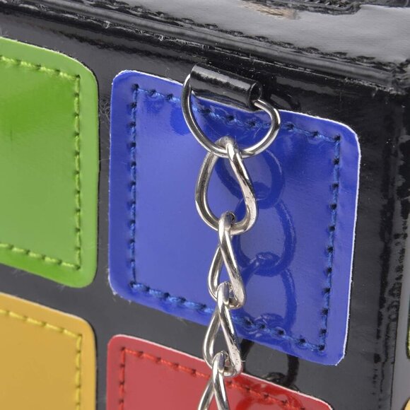 Women's Cute Cube Shape Handbag Magic Shoulder Bag Clutch Bag With Super Long Sh - Picture 7 of 9